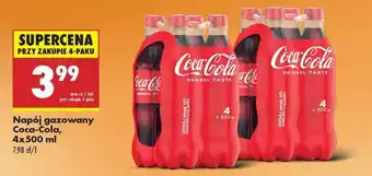 Biedronka Napój gazowany Coca Cola 4x500 ml oferta