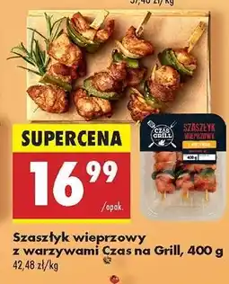 Biedronka Szaszłyk wieprzowy z warzywami Czas na Grill, 400 g oferta