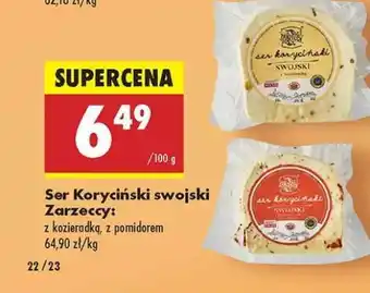 Biedronka Ser Koryciński swojski Zarzeczy oferta