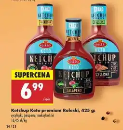 Biedronka Ketchup keto premium Roleski, 425 g oferta