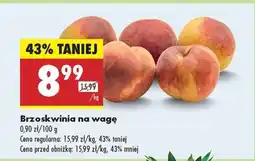 Biedronka Brzoskwinia na wage oferta