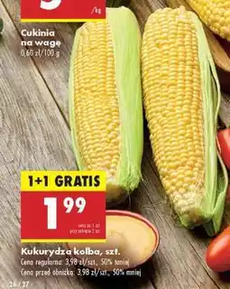 Biedronka Kukurydza kolba szt oferta
