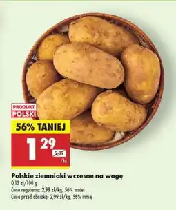 Biedronka Polskie ziemniaki wczesne na wagę oferta