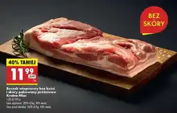 Biedronka Boczek wieprzowy bez kości i skóry pakowany próżniowo Kraina Mięs oferta