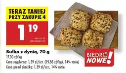 Biedronka Bułka z dynią, 70 g oferta