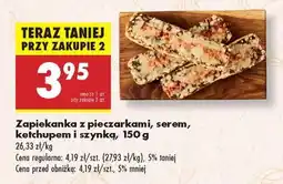 Biedronka Zapiekanka z pieczarkami , serem ketchupem i szynką , 150 g oferta