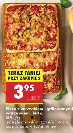 Biedronka Pizza z kurczakiem I grillowanymi warzywami , 140 g oferta