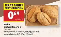 Biedronka bułka grahamka 70 g oferta