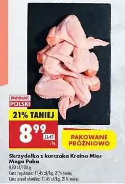 Biedronka skrzydełka z kurczaka Kraina Mies Mega Paka oferta
