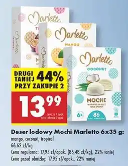 Biedronka Deser lodowy Mochi Marletto 6x35 g oferta