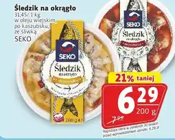 Prim Market Śledź śledziowy na okrągło w oleju/krem SEKO oferta