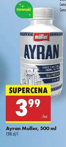 Biedronka Ayran Muller, 500 ml oferta