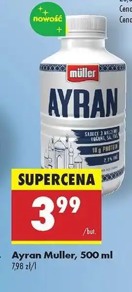 Biedronka Ayran Muller, 500 ml oferta