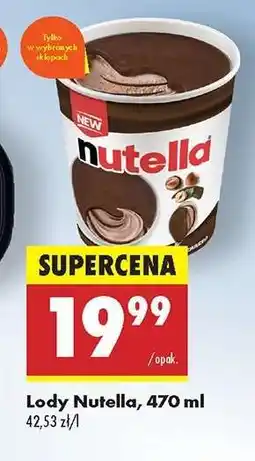 Biedronka Lody Nutella, 470 ml oferta
