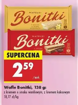 Biedronka Wafle Bonitki, 138 g oferta