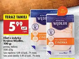 Biedronka Filet z indyka Kraina Wędlin , 100 g oferta