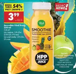 Biedronka Smoothie Vital Fresh, 250 ml oferta
