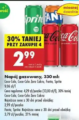 Biedronka Napój gazowany, 330 ml oferta