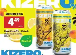 Biedronka Piwo Kizero0%, 500 ml oferta