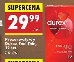 Biedronka Prezerwatywy Durex Feel Thin, 12 szt oferta