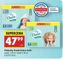 Biedronka Pieluchy Dada Extra Soft oferta