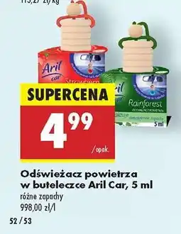 Biedronka Odświeżacz powietrza w buteleczce Aril Car, 5 ml oferta