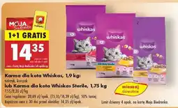 Biedronka Karma dla kota Whiskas, 1,9 kg oferta