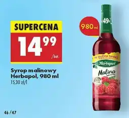 Biedronka Syrop malinowy Herbapol 980 ml oferta