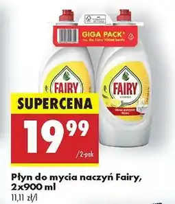 Biedronka Płyn do mycia naczyń Fairy 2x900 ml oferta