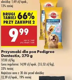 Biedronka Przysmaki dla psa Pedigree Dentastix, 270 g oferta