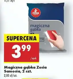Biedronka Magiczna gąbka Zosia Samosia 2 szt oferta