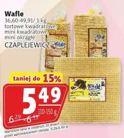Prim Market Wafle tortowe kwadratowe/mini kwadratowe/mini okrągłe CZAPLEJEWICZ oferta