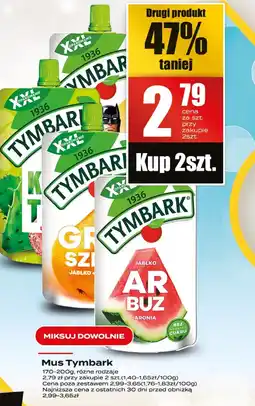 Supeco Mus Tymbark jabłko-arbuz-aronia oferta