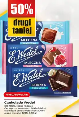 Supeco Czekolada Wedel różne rodzaje E.Wedel oferta