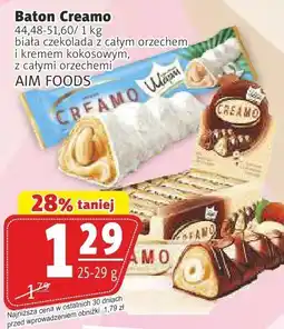 Prim Market Baton Creamo biała czekolada z kremem kokosowym/z całymi orzechami AIM FOODS oferta