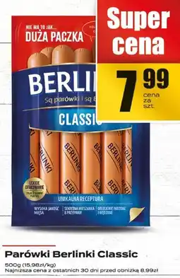 Supeco Parówki Berlinki Classic oferta
