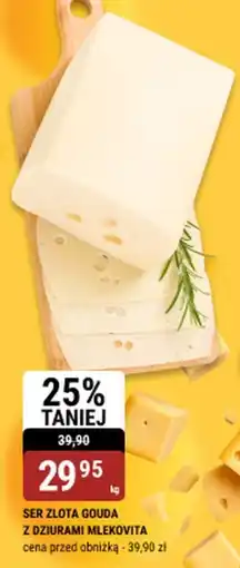 bi1 SER ZLOTA GOUDA Z DZIURAMI MLEKOVITA oferta