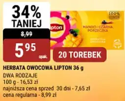 bi1 HERBATA OWOCOWA LIPTON oferta
