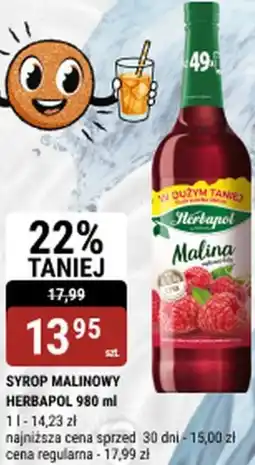 bi1 SYROP MALINOWY HERBAPOL oferta