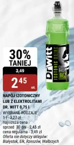 bi1 NAPÓJ IZOTONICZNY LUB Z ELEKTROLITAMI DR. WITT oferta