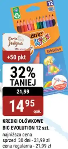 bi1 KREDKI OŁÓWKOWE BIC EVOLUTION 12 szt. oferta