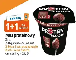 E.Leclerc Mus proteinowy czekolada/wanilia Zott oferta