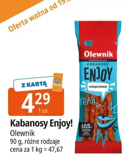 E.Leclerc Kabanosy Enjoy! wieprzowe Olewnik oferta