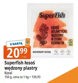 E.Leclerc Łosoś atlantycki wędzony w dymie dębowym Superfish oferta