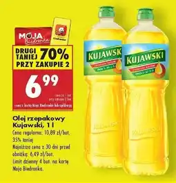 Biedronka Olej rzepakowy Kujawski oferta