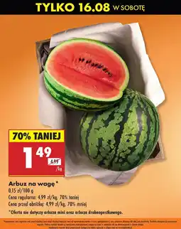 Biedronka Arbuz na wagę Biedronka oferta