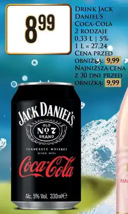 Dino Drink jack daniel's coca-cola oferta