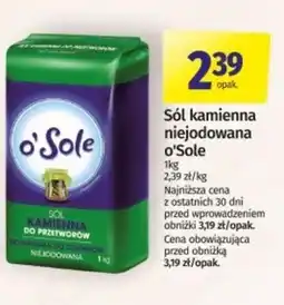 Społem Sól kamienna O'Sole oferta