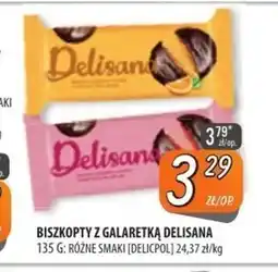 Społem Szczecin Biszkopty z galaretką Delisana oferta