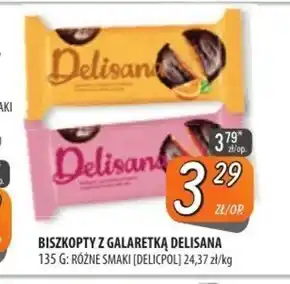 Społem Szczecin Biszkopty z galaretką Delisana oferta